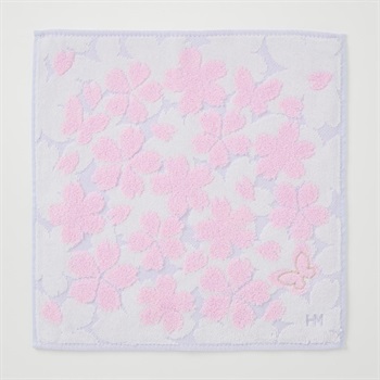 HANAE MORI(ハナエモリ) 桜タオルハンカチ 蝶 | イオンスタイル