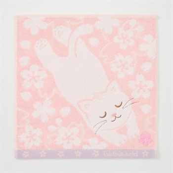 専用❤みかん❤コットン×マイクロ⭐超大判ハンドタオル❤ヨガ猫…ピンク♥ グーグー 桜タオルハンカチ 猫 | イオンスタイルオンライン 衣料品