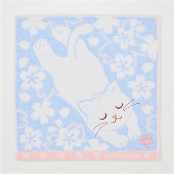 グーグー 桜タオルハンカチ 猫 | イオンスタイルオンライン 衣料品