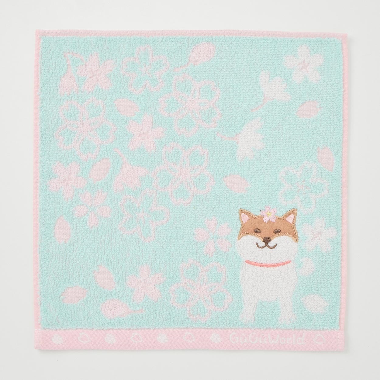グーグー 桜タオルハンカチ 犬 | イオンスタイルオンライン 衣料品