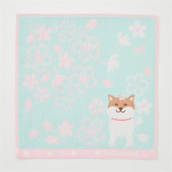 グーグー 桜タオルハンカチ 犬 | イオンスタイルオンライン 衣料品