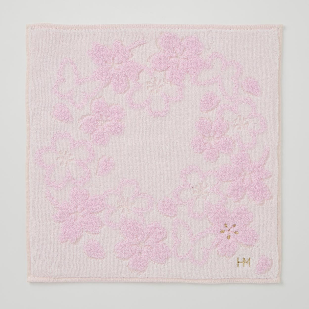 HANAE MORI(ハナエモリ) 桜タオルハンカチ 大花 | イオンスタイル