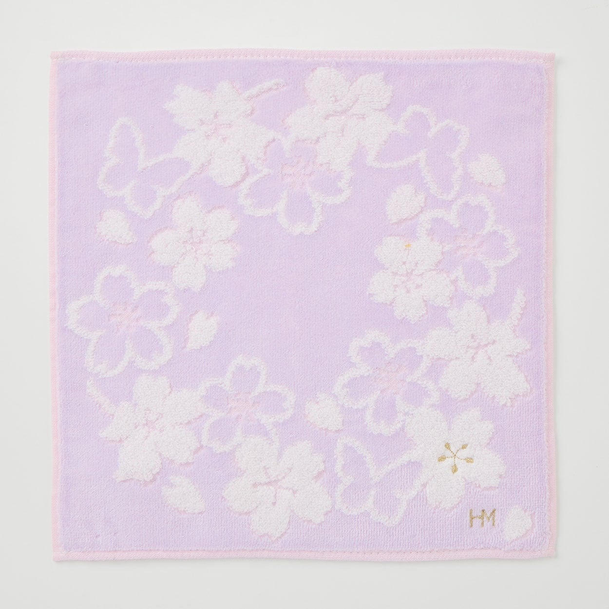 HANAE MORI(ハナエモリ) 桜タオルハンカチ 大花 | イオンスタイル