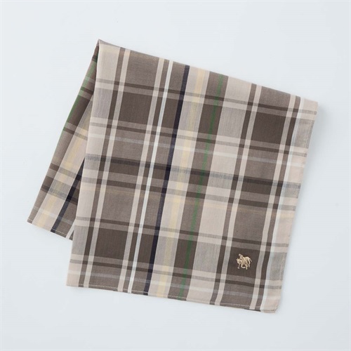 POLO BRITISH COUNTRY SPIRIT(ポロ・ビーシーエス) 箱入りハンカチ(チャ-フリー)