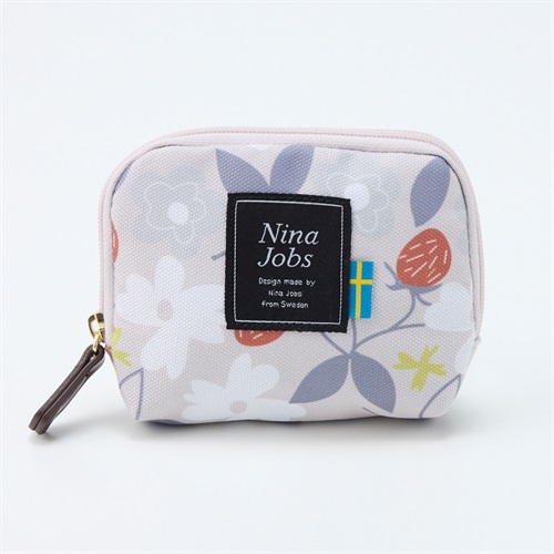 Nina Jobs(ニーナ・ヨブス) 撥水北欧柄ティッシュポーチ(ウスアカ-フリー)