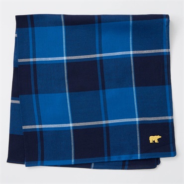 Gベア ハンカチ 大チェック メンズ Golden Bear(ゴールデンベア)(コイアオ-フリー)
