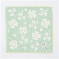 浪漫ティックファー＆リボン☆パステルGreen3型グリーン➕真珠ガーランド1本付 KW リバティタオル クローバー レディス | イオンスタイルオンライン