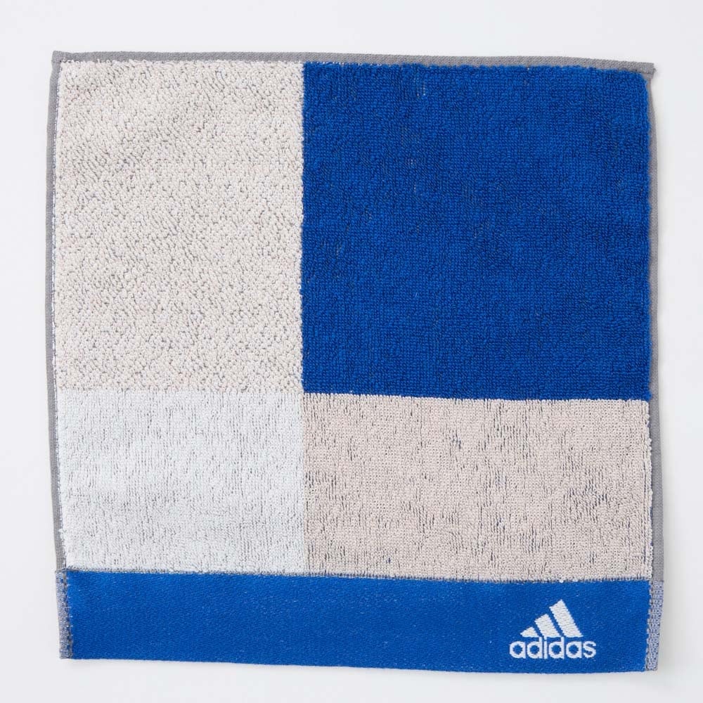 adidas ブラウン チェック柄 タオル adidas(アディダス) アディダス タオル ブロック メンズ