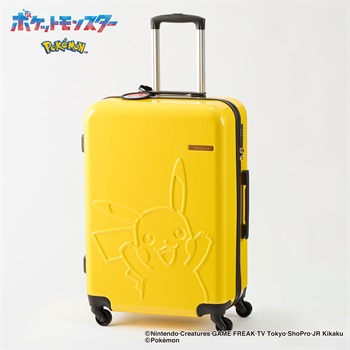 ポケモン(Pokemon) ピカチュウ キャリーケース M(キイロ-M)
