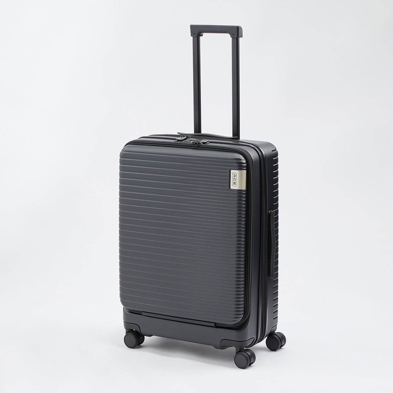 ACE(エース)DBYフロントオープン静音キャスタージッパーキャリーケース