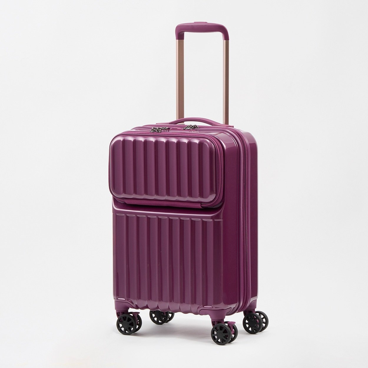 【新品未使用】 トップバリュ キャリーケース スーツケース フロントポケット S トップバリュ(TOPVALU) フロントポケット軽量ジッパーS | イオン