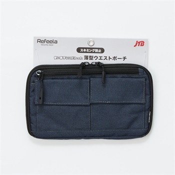 Refeela スキミング防止薄型ウエストP(コイアオ-フリー)