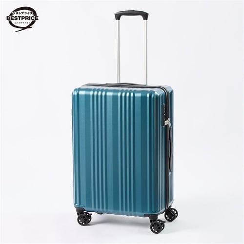トップバリュ ベストプライス(TOPVALU BESTPRICE) シンプルジッパーキャリーM(グリーン-M)