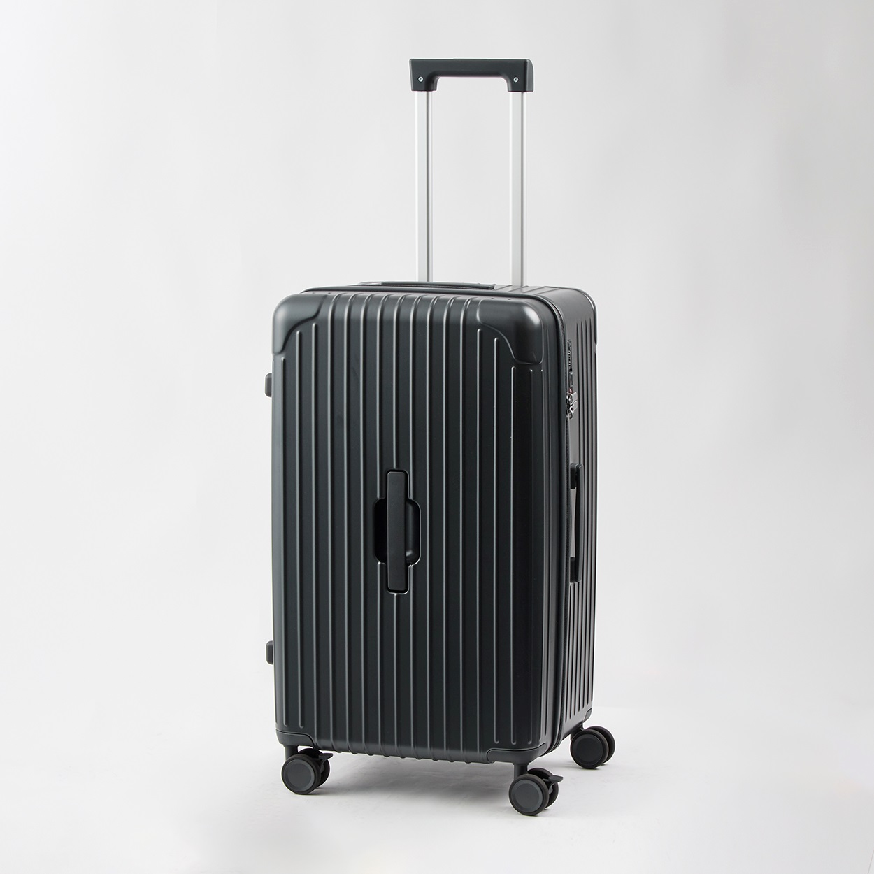 トップバリュ(TOPVALU) 100周年 トランク型ジッパーキャリー(チャコ－ルグレ－-62CM)