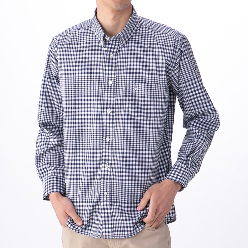 トロイサッカーチェックシャツ メンズ | イオンスタイルオンライン