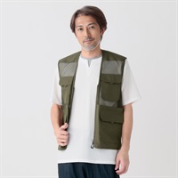サッカーメッシュベスト メンズ 粋楽陽(きらび)(コイミドリ-M)