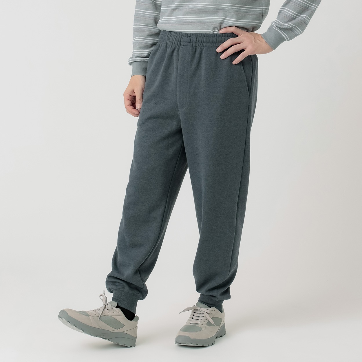撚り杢ダンボールパンツ メンズ 粋楽陽(きらび)(コイアオ-XL)