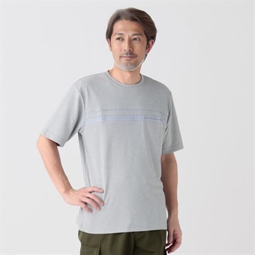 TOROY 胸切替Tシャツ メンズ(ウスクロ-M)