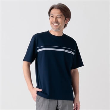 TOROY 胸切替Tシャツ メンズ(コイアオ-M)