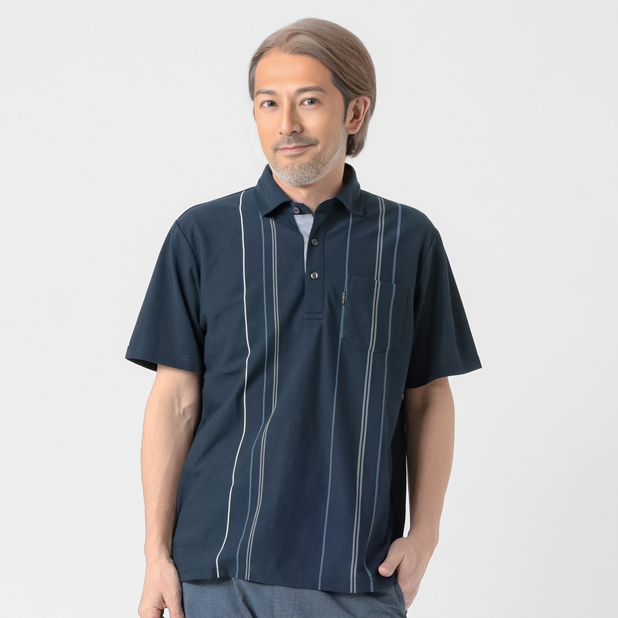 TOROY(トロイ) TOROY デザインポロシャツ メンズ(コイアオ-XL)