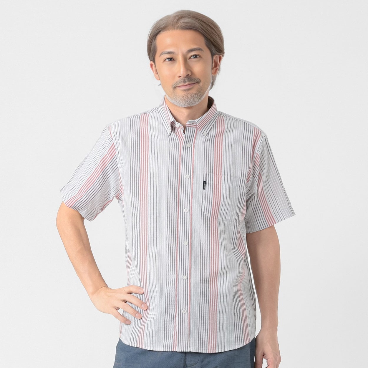 TOROY(トロイ) TOROY デザインシャツ メンズ(ダイダイ-XL)
