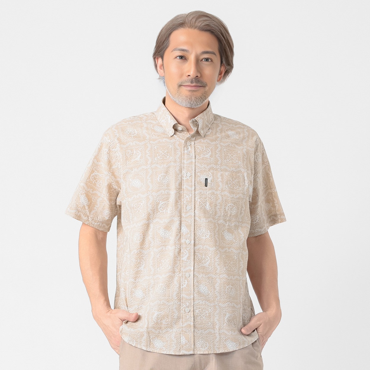 TOROY(トロイ) TOROY プリントシャツ メンズ(ウスチャ-M)