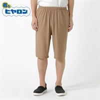 ヒヤロン ボーダーハーフパンツ メンズ(ウスチャ-M)