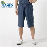 ヒヤロン ボーダーハーフパンツ メンズ(アオ-M)