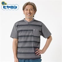 ヒヤロン ヘンリーTシャツ メンズ(ウスクロ-M)