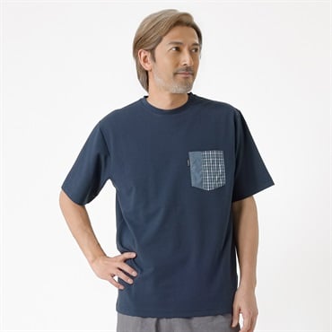 TOROY(トロイ) TROY ポケット切替Tシャツ メンズ(コイアオ-M)