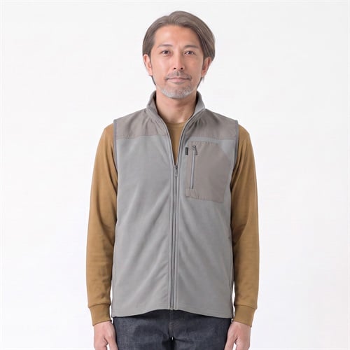 TOROY(トロイ) TOROY タフタ切替ベスト メンズ