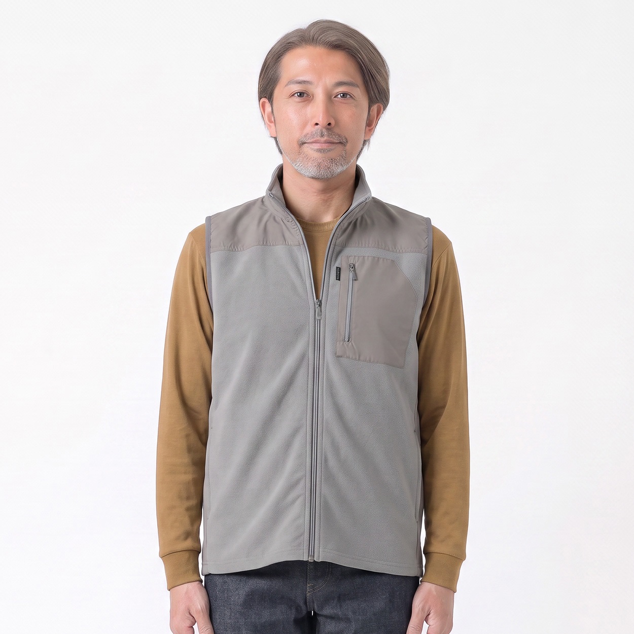 TOROY(トロイ) TOROY タフタ切替ベスト メンズ(ウスクロ-XL)