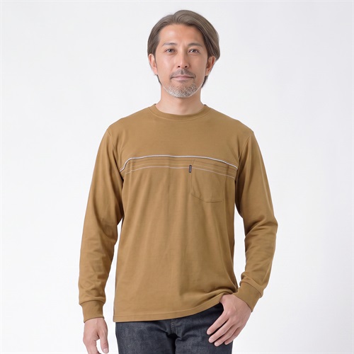 TOROY(トロイ) TOROY 二重衿ロングTシャツ メンズ
