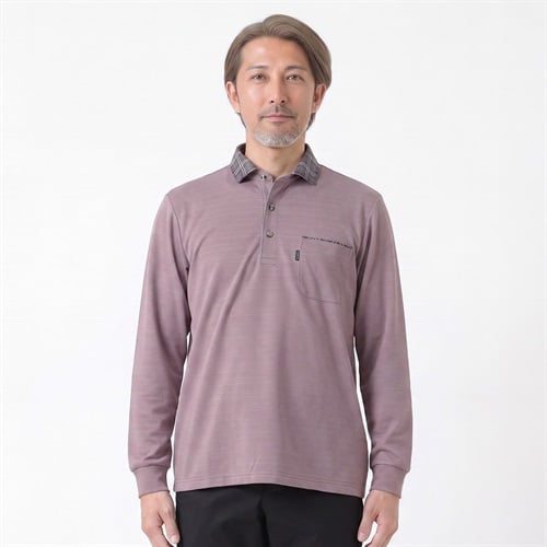 TOROY(トロイ) TOROY 長袖デザインポロシャツ メンズ