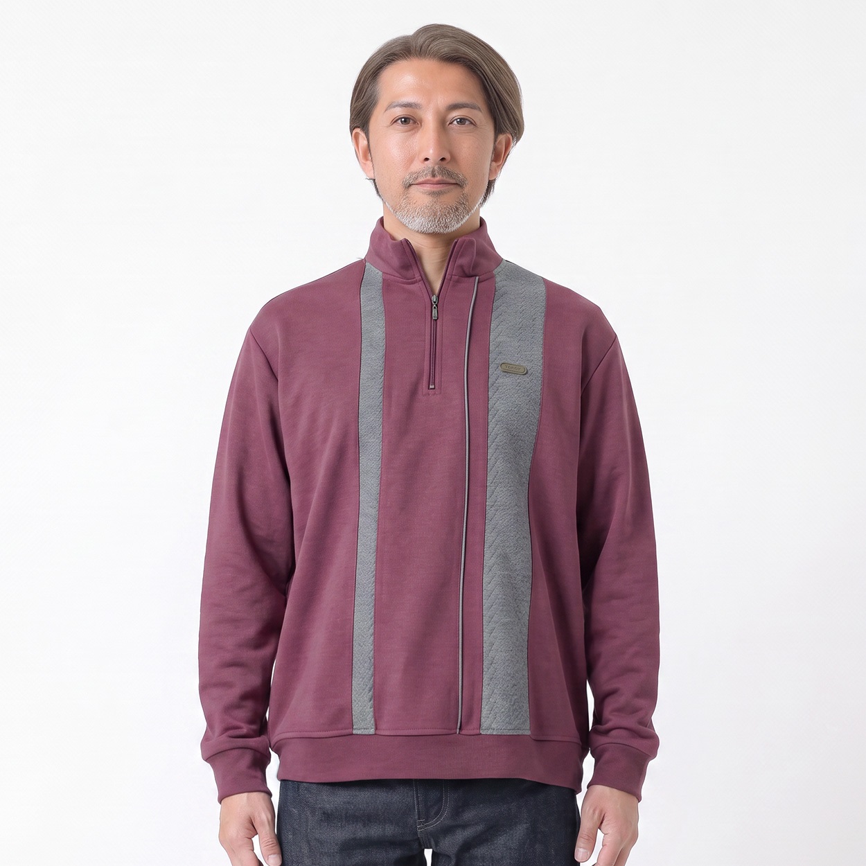 TOROY(トロイ) TOROY ハーフジップトレーナー メンズ(コイアカ-XL)