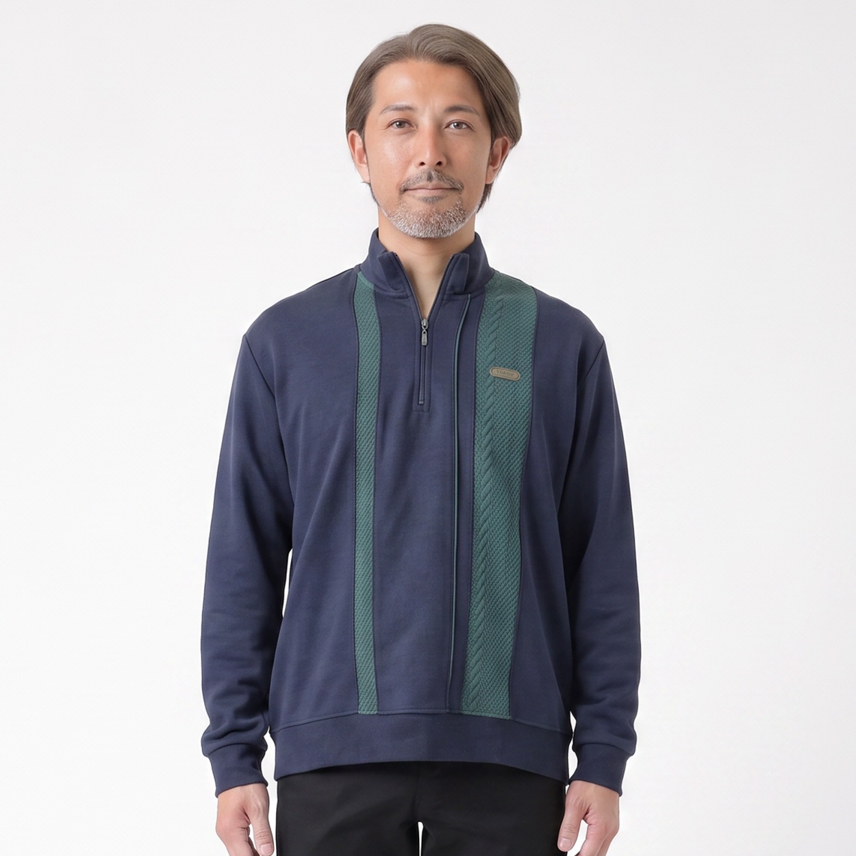 TOROY(トロイ) TOROY ハーフジップトレーナー メンズ(コイアオ-XL)
