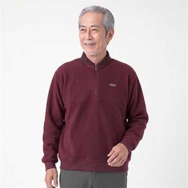 TOROY 裏起毛ジップトレーナー メンズ