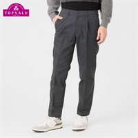 ツイルスーパーストレッチタックパンツ メンズ　粋楽陽(チャコ－ルグレ－-79-66)