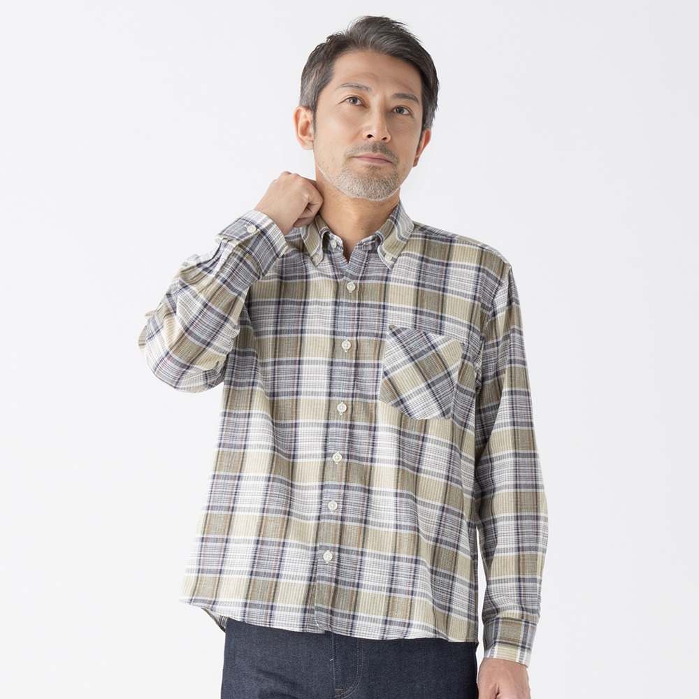 粋楽陽（きらび） 日本製長袖布帛シャツ メンズ | イオン