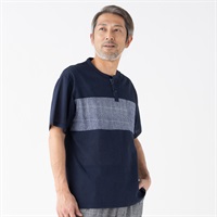 粋楽陽(きらび) クレープ半袖Tシャツ メンズ