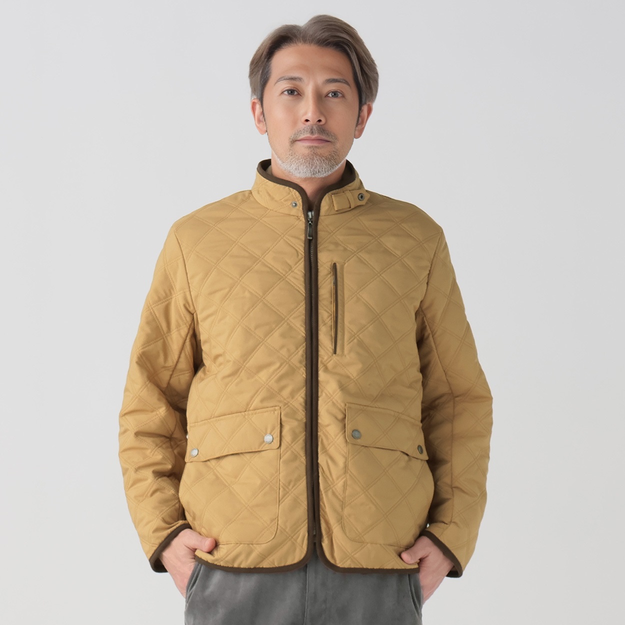 TOROY(トロイ) TOROY 中綿キルトブルゾン メンズ | イオンスタイル