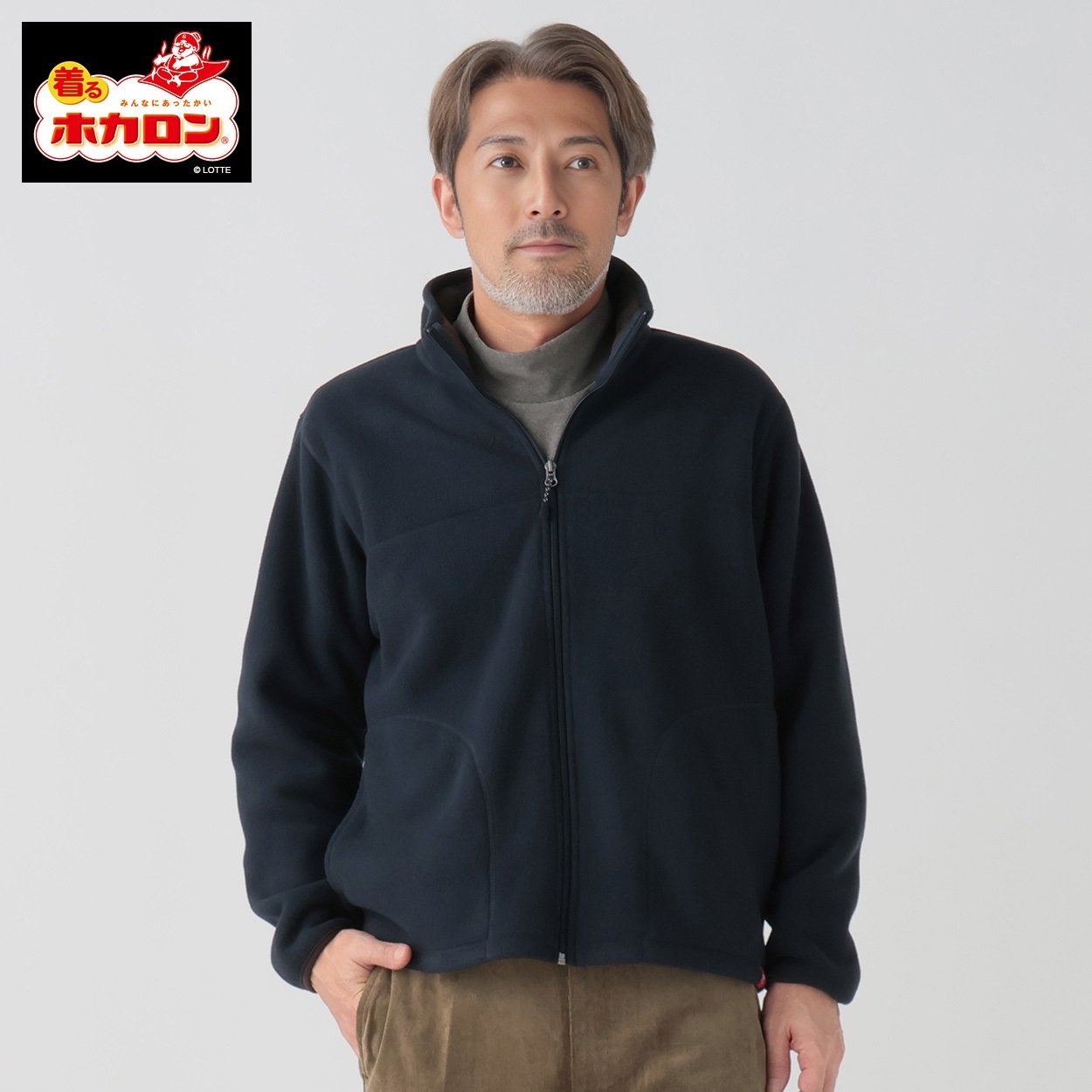 K iyo様パーリーゲイツ　ブラック蓄熱保温フリースブルゾン ホカロン 裏ボアフリースブルゾン メンズ | イオンスタイルオンライン