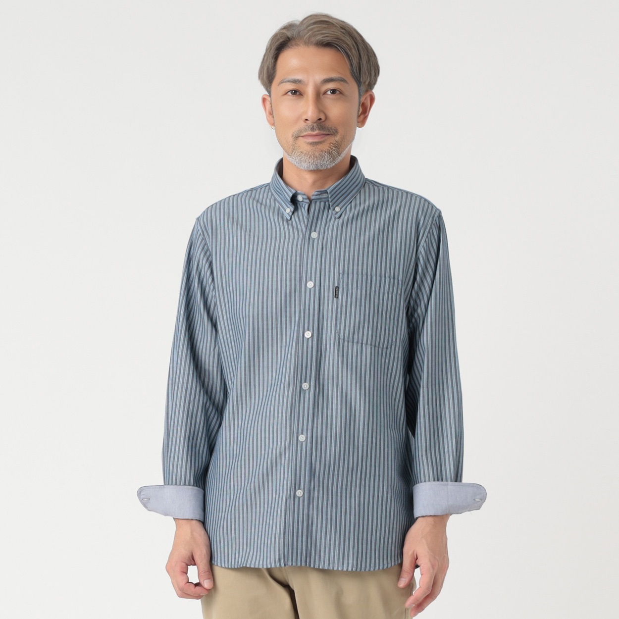 TOROY ストライプボタンダウンシャツ メンズ | イオンスタイル