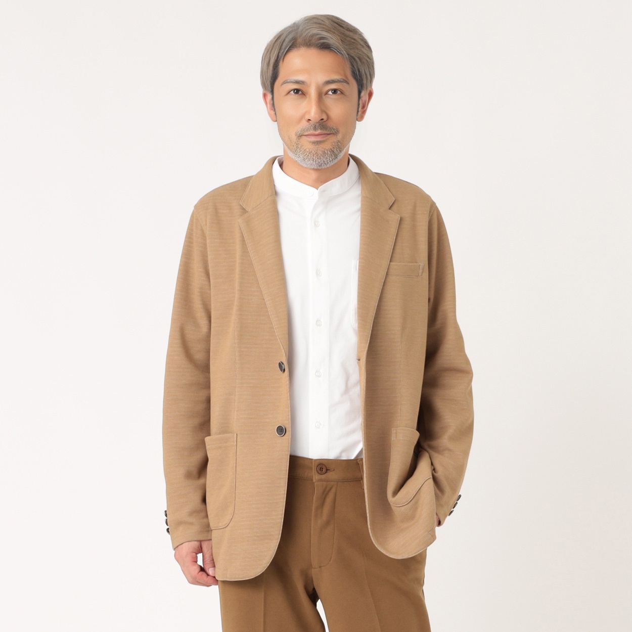 TOROY(トロイ) TOROY カットテーラードジャケット メンズ(ウスチャ-XL)