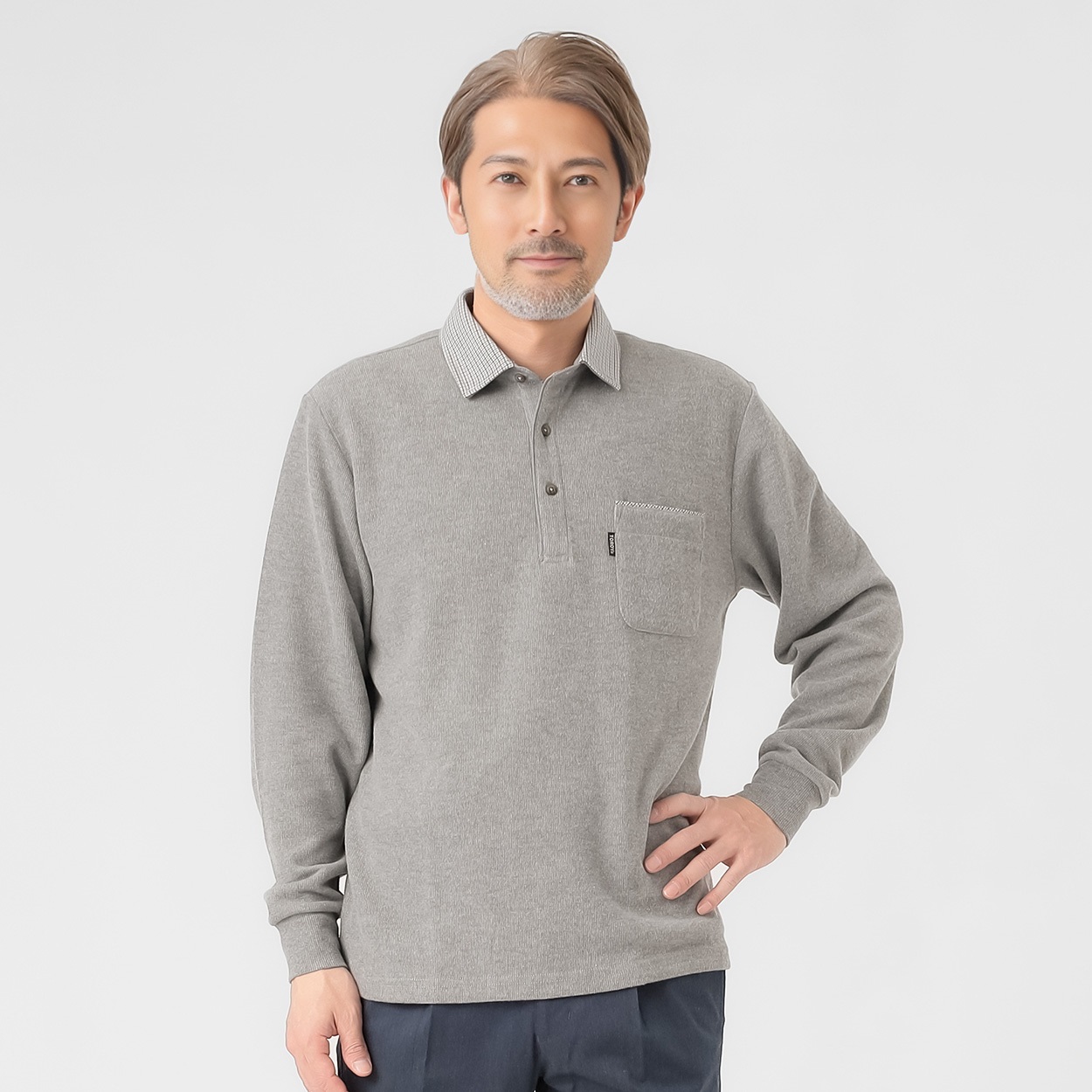 TOROY 布帛衿ポロシャツ メンズ | イオンスタイルオンライン 衣料品