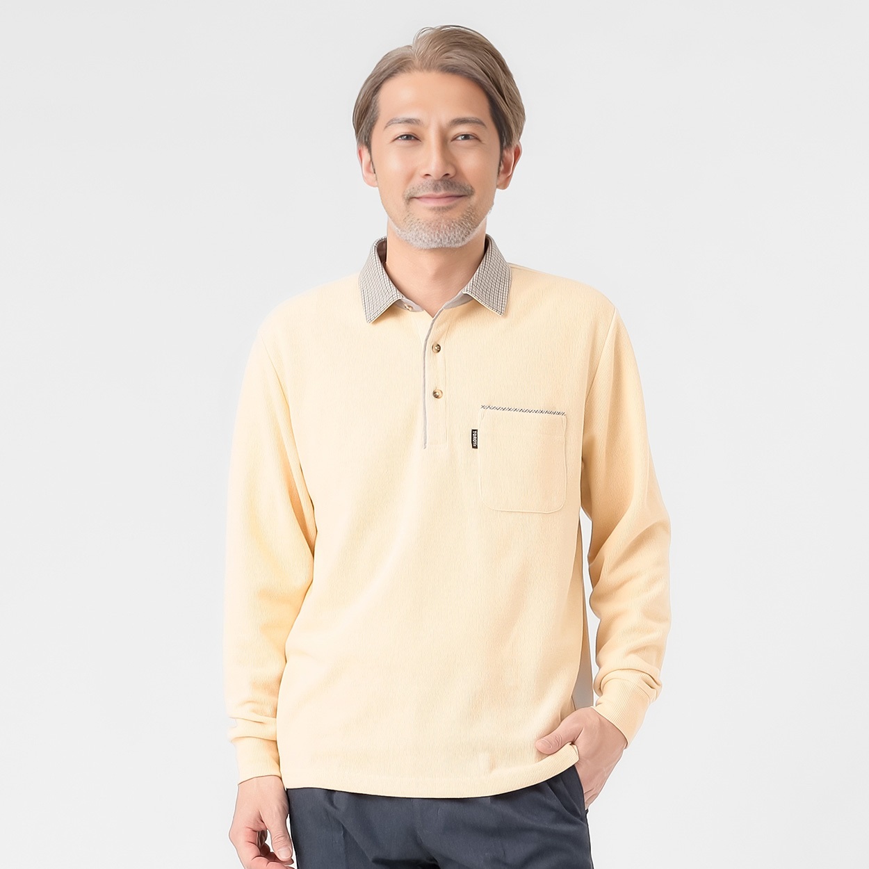 TOROY 布帛衿ポロシャツ メンズ | イオンスタイルオンライン 衣料品