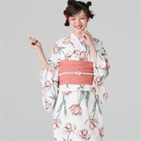 【ポイント20倍対象商品】キャミワンピゆかた 2点セット 一人で着られる セパレートタイプ キャミワンピースはデイリー使いにも(チューリップ-M-L)