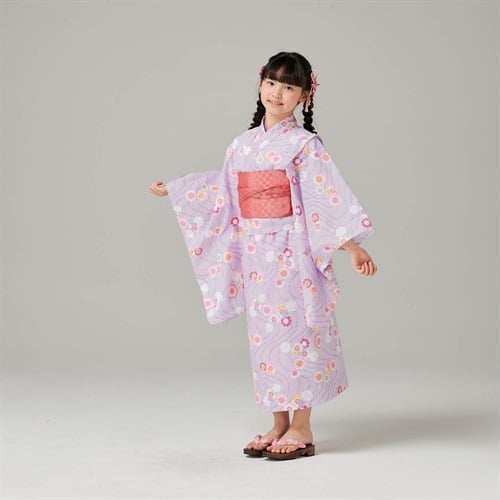 すかあとゆかた 2点セット(丸菊-130)