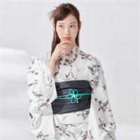 キャミワンピゆかた(ゆかた+へこ帯) 2点セット レディス(木蓮-M-L)