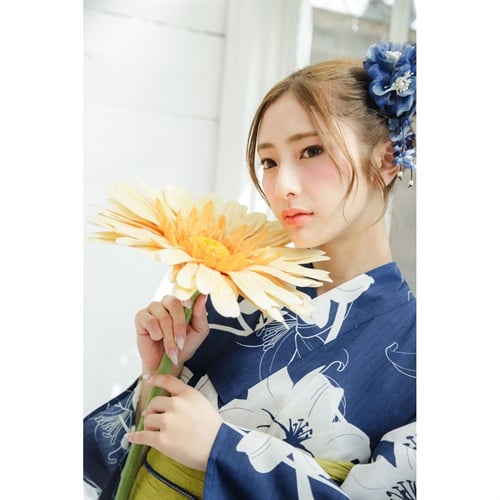 キャミワンピゆかた(ゆかた+へこ帯) 2点セット レディス
